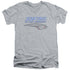 STAR TREK/DISTRESSED TNG - S/S ADULT V-NECK 30/1 - ATHLETIC HEATHER
