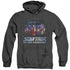 STAR TREK/SPACE GROUP - ADULT HEATHER HOODIE - BLACK