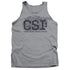 CSI/DISTRESSED LOGO - ADULT TANK - ATHLETIC HEATHER