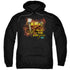 SURVIVOR/FIRES OUT - ADULT PULLOVER HOODIE - BLACK