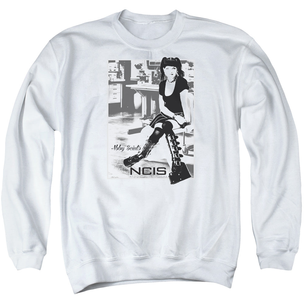 NCIS/RELAX - ADULT CREWNECK SWEATSHIRT - WHITE