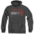 CRIMINAL MINDS/TITLE CARD - ADULT HEATHER HOODIE - BLACK