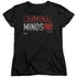 CRIMINAL MINDS/TITLE CARD - S/S WOMENS TEE - BLACK