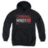 CRIMINAL MINDS/TITLE CARD - YOUTH PULLOVER HOODIE - BLACK