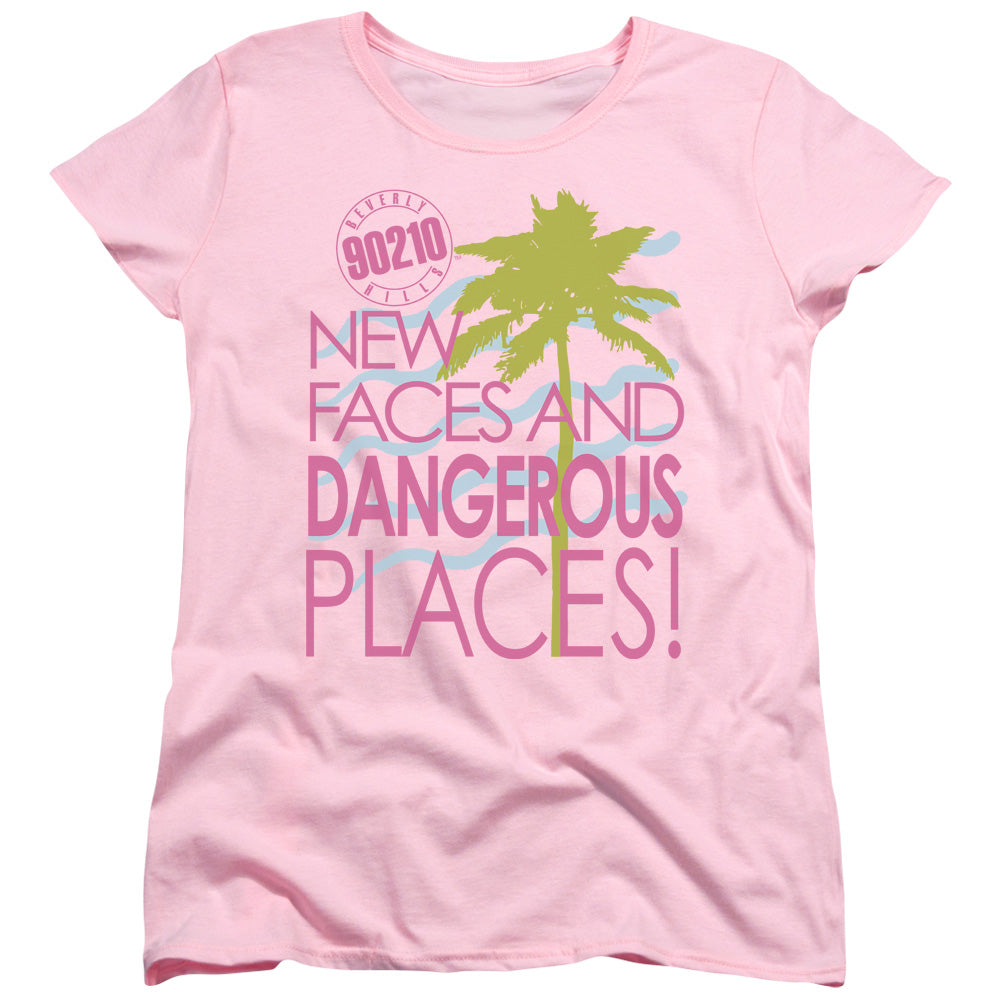 90210/TAGLINE - S/S WOMENS TEE - PINK