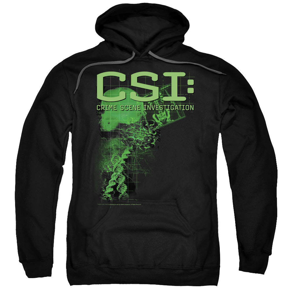 CSI/EVIDENCE - ADULT PULLOVER HOODIE - BLACK