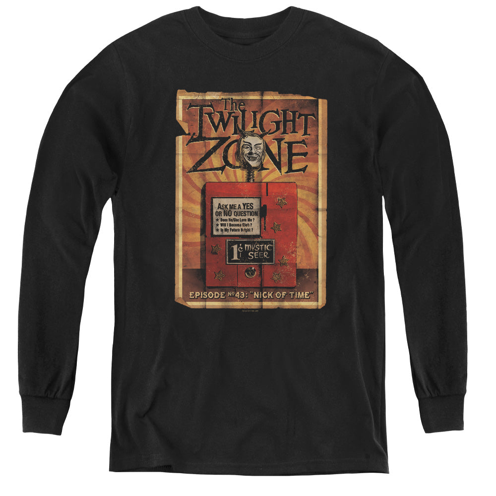 TWILIGHT ZONE/SEER - YOUTH LONG SLEEVE TEE - BLACK