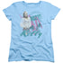 90210/KELLY VINTAGE - S/S WOMENS TEE - LIGHT BLUE