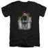 STAR TREK/DARKNESS HARRISON - S/S ADULT V-NECK 30/1 - BLACK