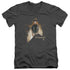 STAR TREK/DARK VILLAIN - S/S ADULT V-NECK 30/1 - CHARCOAL