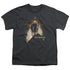 STAR TREK/DARK VILLAIN - S/S YOUTH 18/1 - CHARCOAL