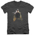 STAR TREK/DARK HERO - S/S ADULT V-NECK 30/1 - CHARCOAL