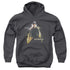 STAR TREK/DARK HERO - YOUTH PULLOVER HOODIE - CHARCOAL