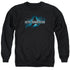 STAR TREK/INTO DARKNESS LOGO - ADULT CREWNECK SWEATSHIRT - BLACK