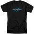 STAR TREK/INTO DARKNESS LOGO - S/S ADULT TALL 18/1 - BLACK