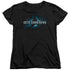 STAR TREK/INTO DARKNESS LOGO - S/S WOMENS TEE - BLACK