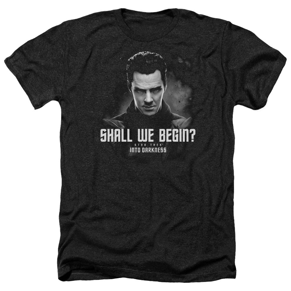 STAR TREK/SHALL WE BEGIN - ADULT HEATHER - BLACK