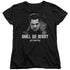 STAR TREK/SHALL WE BEGIN - S/S WOMENS TEE - BLACK