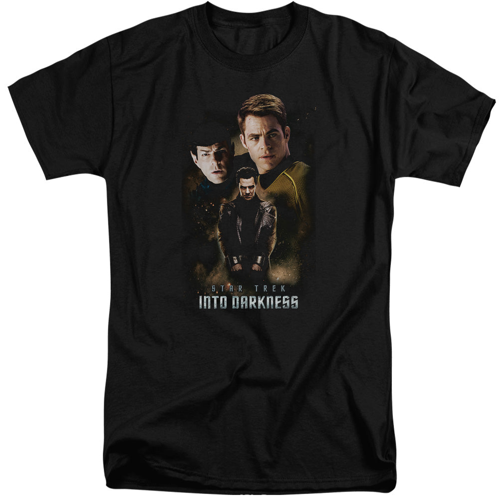 STAR TREK/AFTERMATH - S/S ADULT TALL 18/1 - BLACK