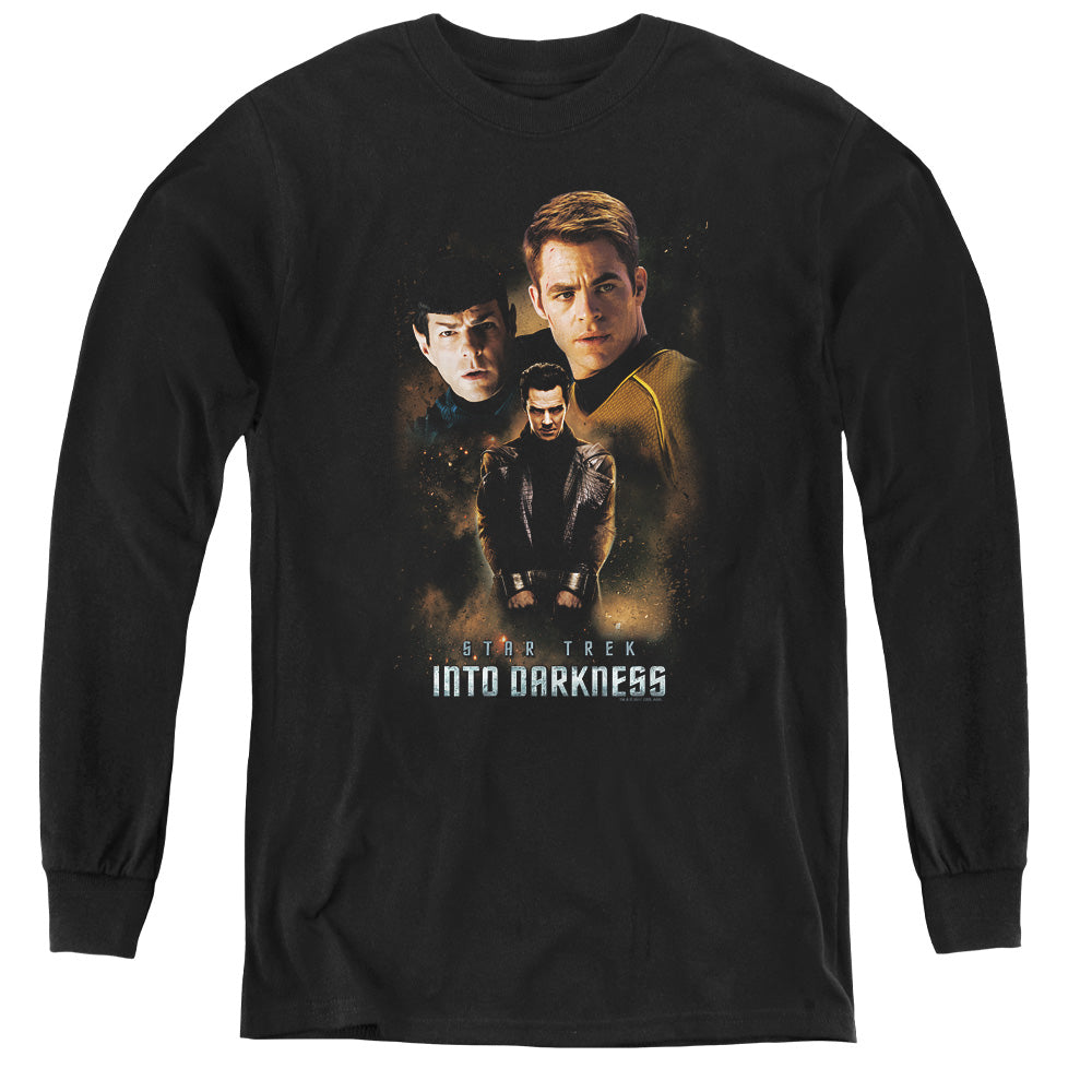 STAR TREK/AFTERMATH - YOUTH LONG SLEEVE TEE - BLACK