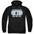 STAR TREK/NOT SAFE - ADULT PULLOVER HOODIE - BLACK