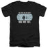 STAR TREK/NOT SAFE - S/S ADULT V-NECK 30/1 - BLACK