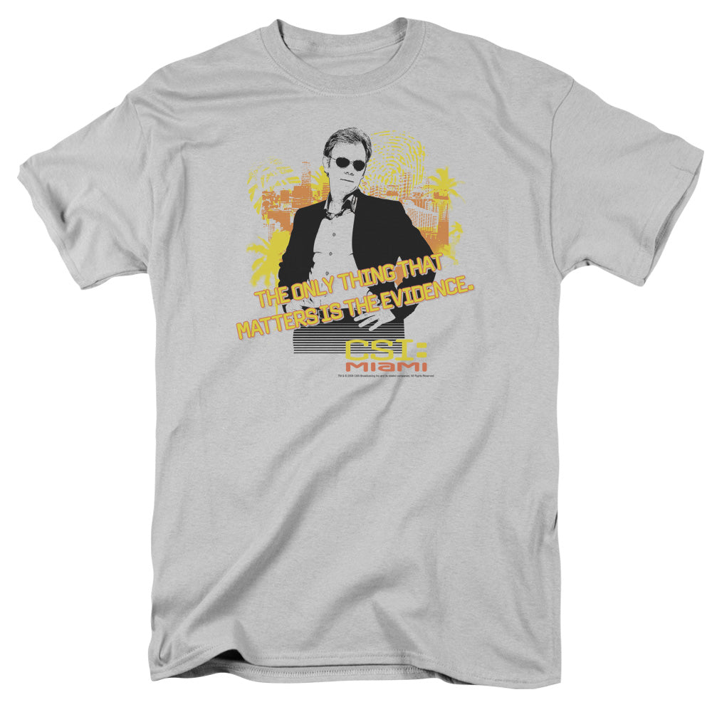 CSI MIAMI/HAND ON HIPS - S/S ADULT 18/1 - SILVER
