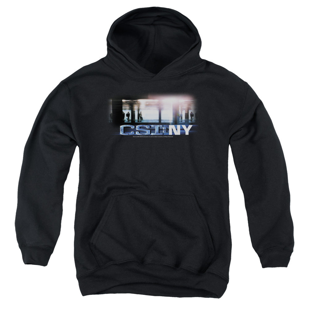CSI/NEW YORK SUBWAY - YOUTH PULLOVER HOODIE - BLACK