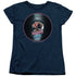 HAPPY DAYS/ON THE RECORD - S/S WOMENS TEE - NAVY