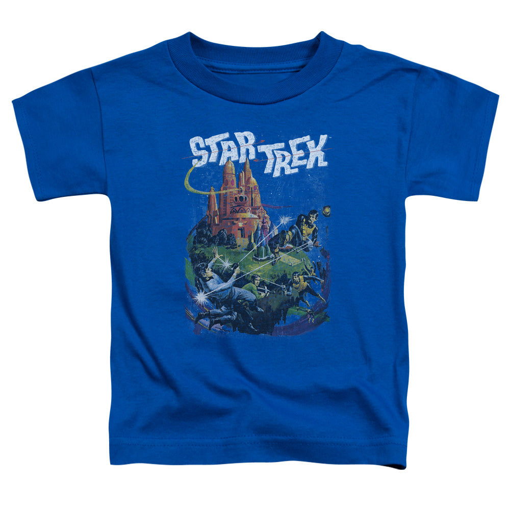 STAR TREK/VULCAN BATTLE - S/S TODDLER TEE - ROYAL BLUE