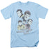 STAR TREK/RETRO CREW - S/S ADULT 18/1 - LIGHT BLUE