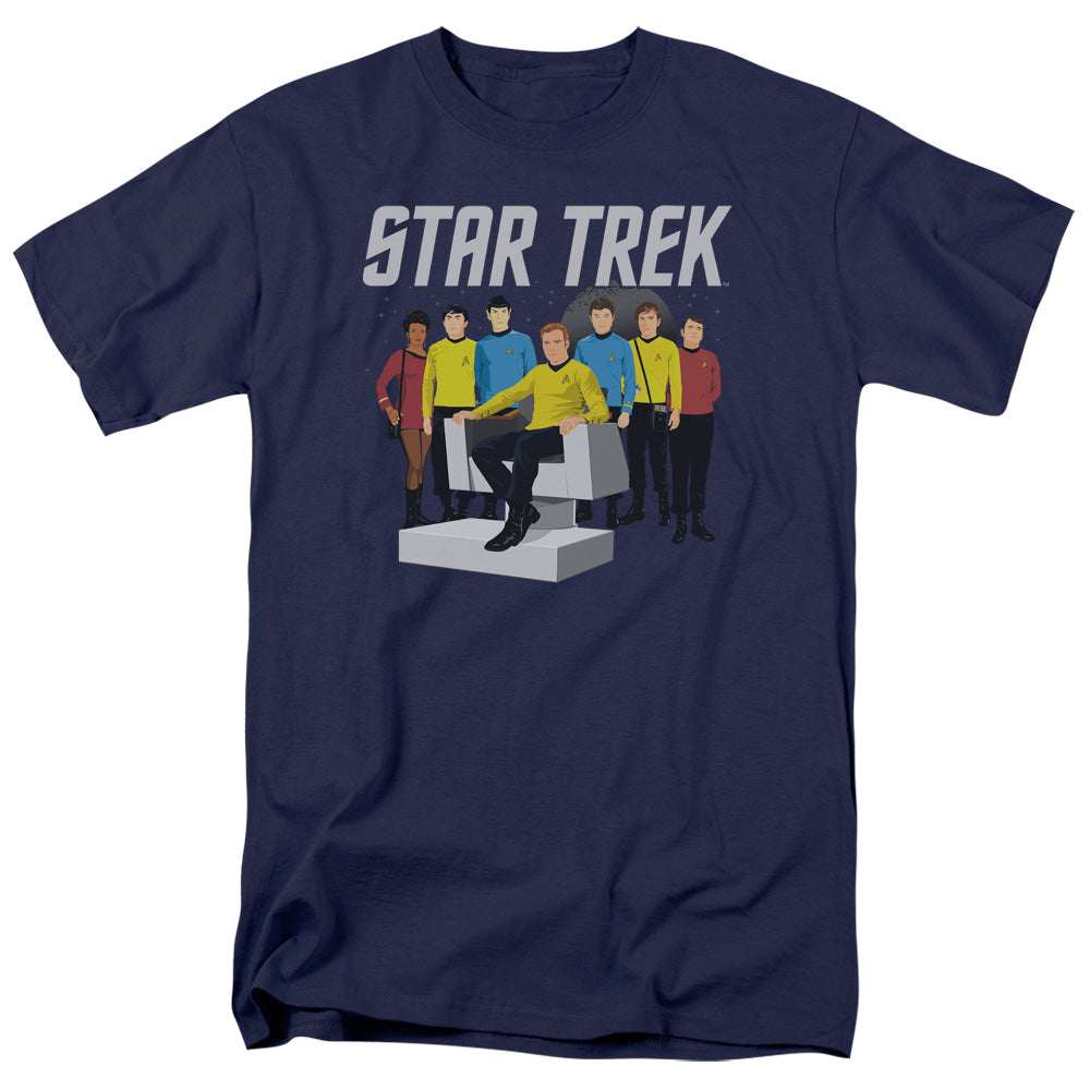 STAR TREK/VECTOR CREW - S/S ADULT 18/1 - NAVY