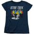 STAR TREK/VECTOR CREW - S/S WOMENS TEE - NAVY