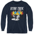 STAR TREK/VECTOR CREW - YOUTH LONG SLEEVE TEE - NAVY