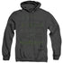 STAR TREK/IBORG - ADULT HEATHER HOODIE - BLACK