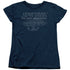 STAR TREK/TNG ENTERPRISE - S/S WOMENS TEE - NAVY