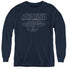 STAR TREK/TNG ENTERPRISE - YOUTH LONG SLEEVE TEE - NAVY