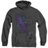 STAR TREK/SPOCK CONSTELLATIONS - ADULT HEATHER HOODIE - BLACK