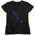 STAR TREK/SPOCK CONSTELLATIONS - S/S WOMENS TEE - BLACK