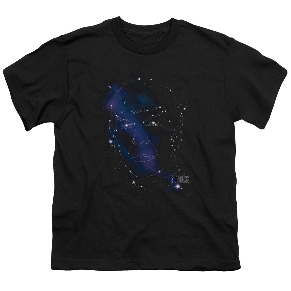 STAR TREK/SPOCK CONSTELLATIONS - S/S YOUTH 18/1 - BLACK