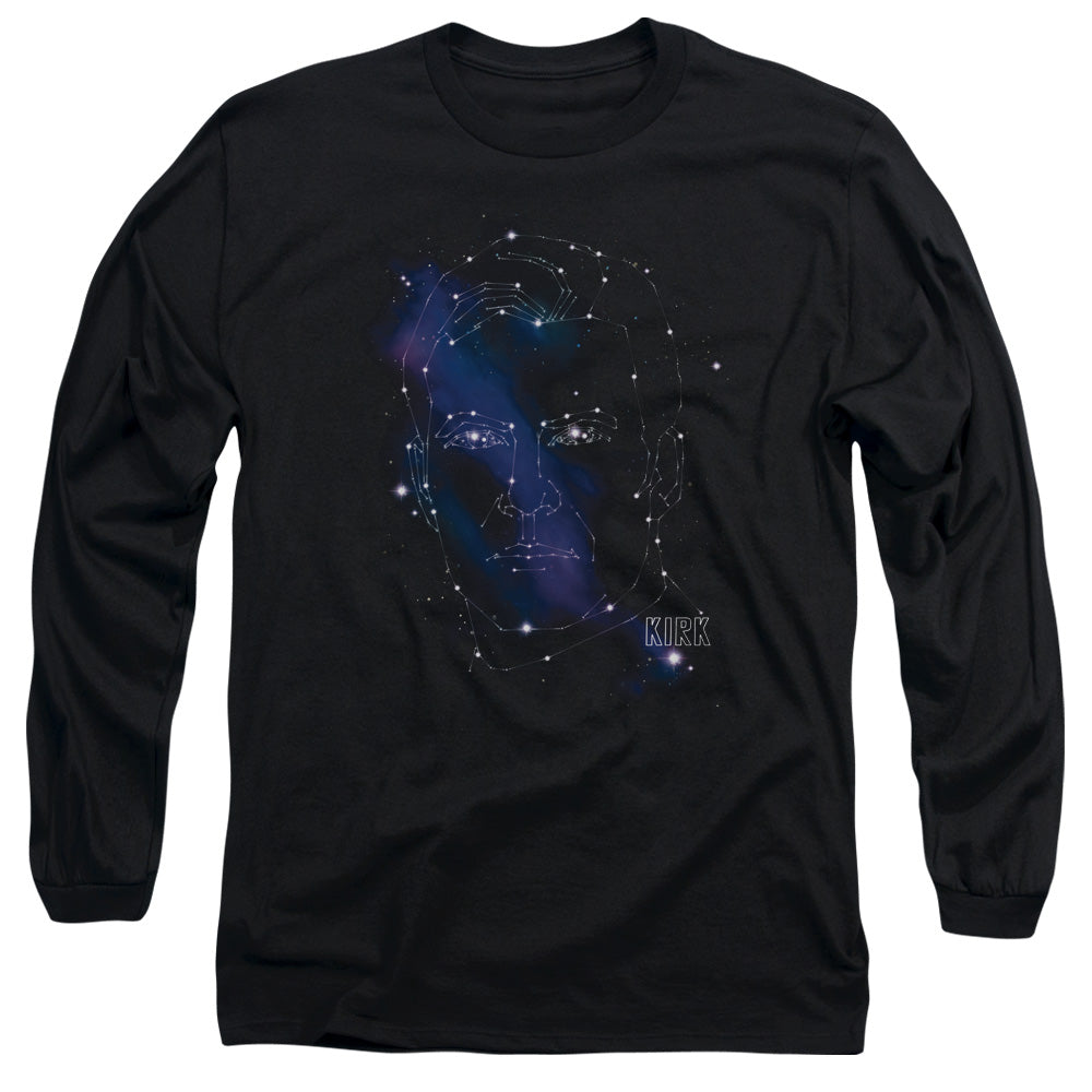 STAR TREK/KIRK CONSTELLATIONS - L/S ADULT 18/1 - BLACK