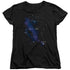 STAR TREK/KIRK CONSTELLATIONS - S/S WOMENS TEE - BLACK