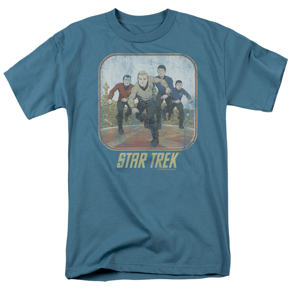 ST ORIGINAL/RUNNING CARTOON CREW - S/S ADULT 18/1 - SLATE