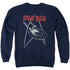 STAR TREK/SHIP SYMBOL - ADULT CREWNECK SWEATSHIRT - NAVY