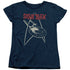 STAR TREK/SHIP SYMBOL - S/S WOMENS TEE - NAVY