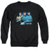 STAR TREK/MAIN THREE - ADULT CREWNECK SWEATSHIRT - BLACK
