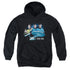 STAR TREK/MAIN THREE - YOUTH PULLOVER HOODIE - BLACK