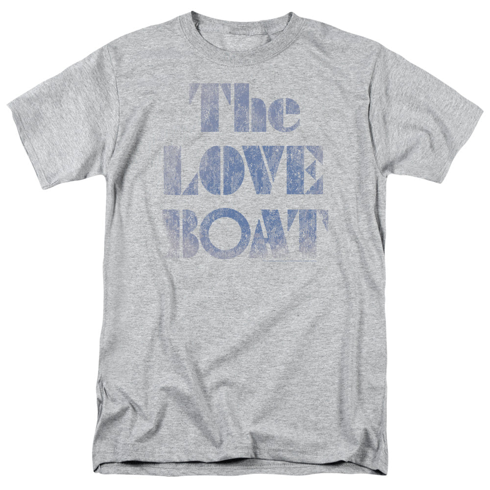 LOVE BOAT/DISTRESSED - S/S ADULT 18/1 - ATHLETIC HEATHER