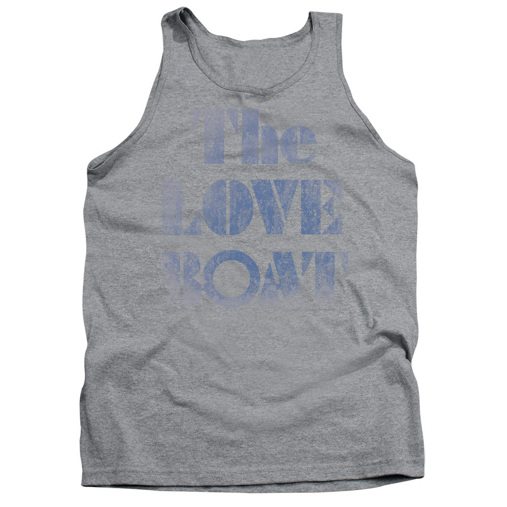 LOVE BOAT/DISTRESSED - ADULT TANK - ATHLETIC HEATHER