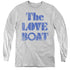 LOVE BOAT/DISTRESSED - YOUTH LONG SLEEVE TEE - ATHLETIC HEATHER